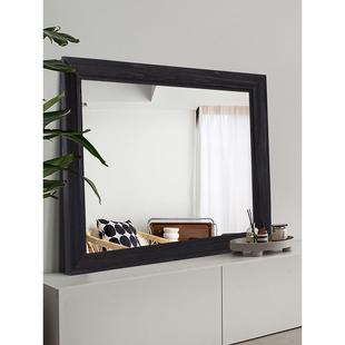 卫365生间大新品 复实木饰镜古风格 妆镜斗化柜镜壁挂墙浴室镜装