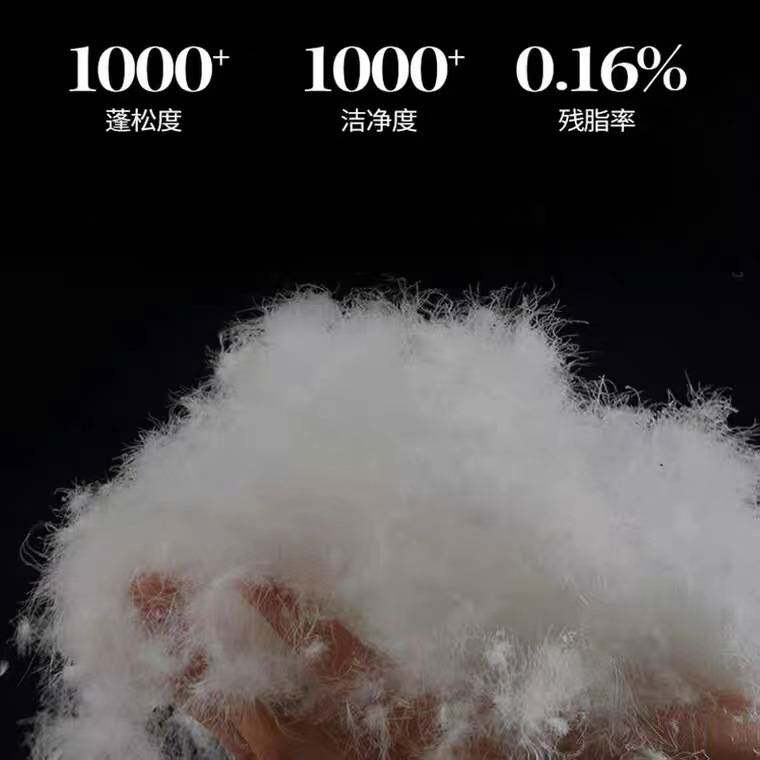 纯棉羽绒被冬季保暖白鸭绒被子酒店宾馆被芯扭花加厚双人春秋被