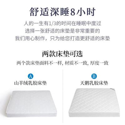 床垫GSU弹簧带.8米天1鹅绒羊绒乳胶加棉1.5m1.米透气单双人垫榻2