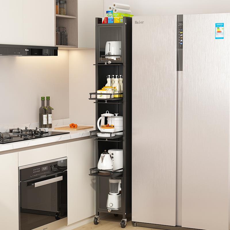 抽拉式缝柜厨置房夹夹缝柜物架落F5M76443地多层边柜窄柜冰箱侧面