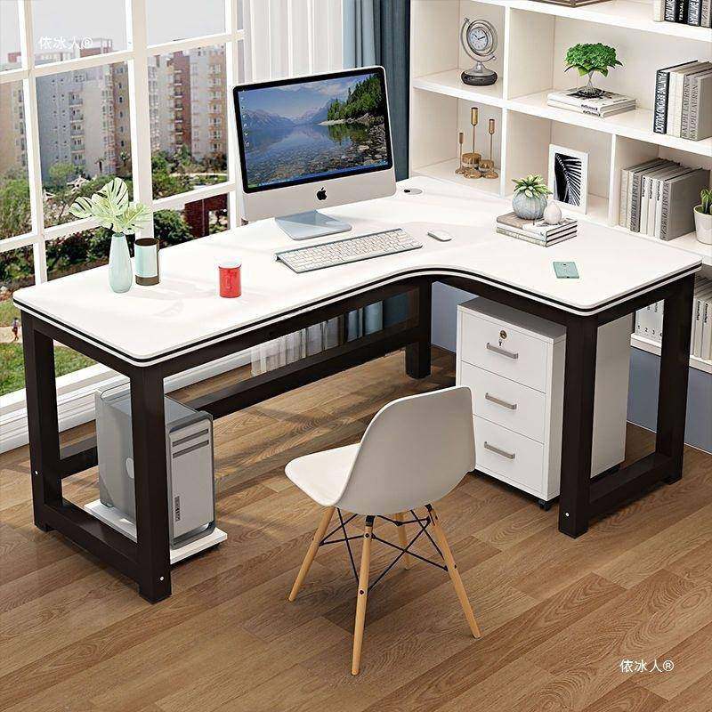 J电脑桌Z转角式电桌现代简约L型字学生台写桌家用卧室办公学习脑