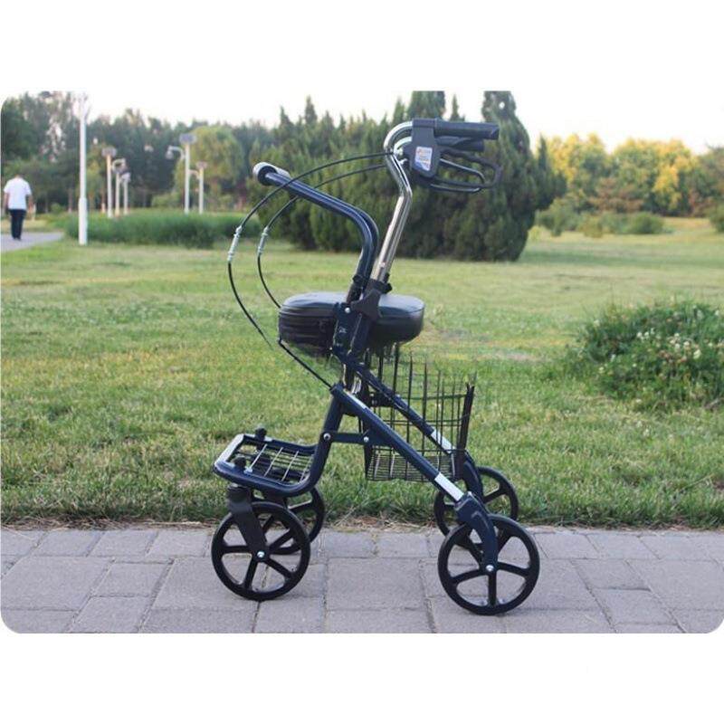 旅游推车老人坐折叠助力车椅出行FKX可便携子式老年轮手推车代步