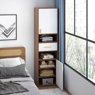 单门衣柜小户型家用储物柜卧室儿童小型衣橱简易出租房用单人柜子