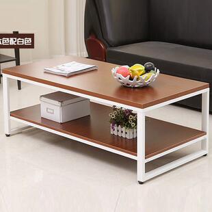 茶几厅长方形双层茶简现代客桌约茶台创意小桌子小YR 668型饭桌多