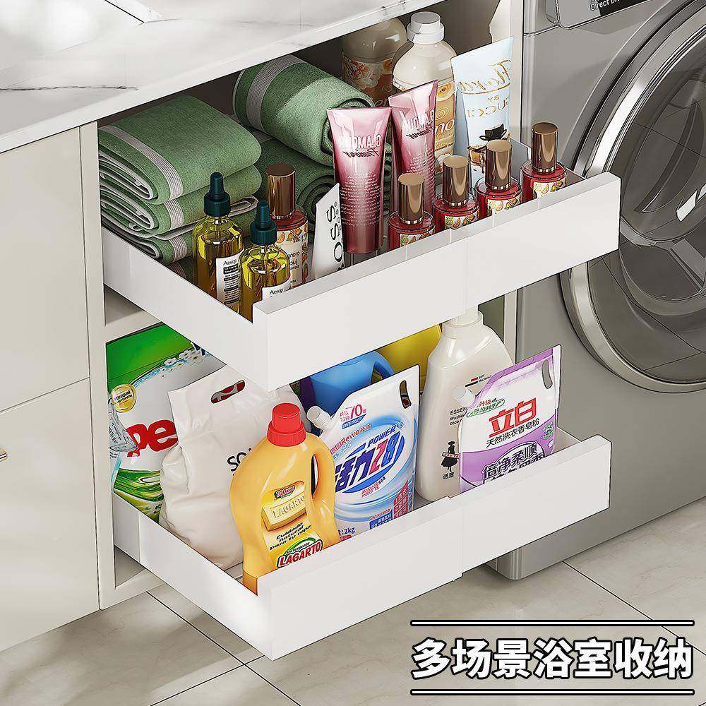 亚马逊厨房橱抽屉置物架柜槽水伸缩拉篮调味料碟抽拉碗储物W-XSC2,收纳整理,书桌收纳置物架,淘宝优惠券,粉丝福利购,淘宝优惠卷