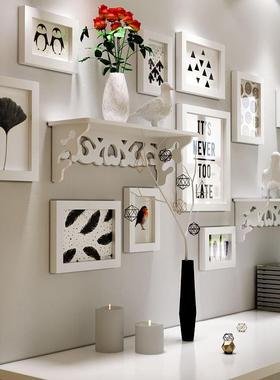 包邮24加22424夫列莱北欧实木相框片照墙方形相框4墙