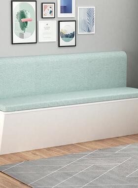 木卡座餐桌椅F96TST88家用型小户客厅靠墙储柜组合定制软包餐物厅