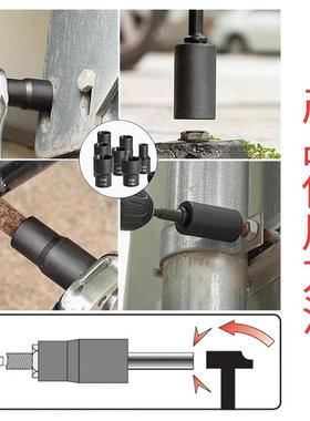 汽车轮取胎防盗螺受损损滑牙滑角53157破螺母螺丝栓反牙套筒出器