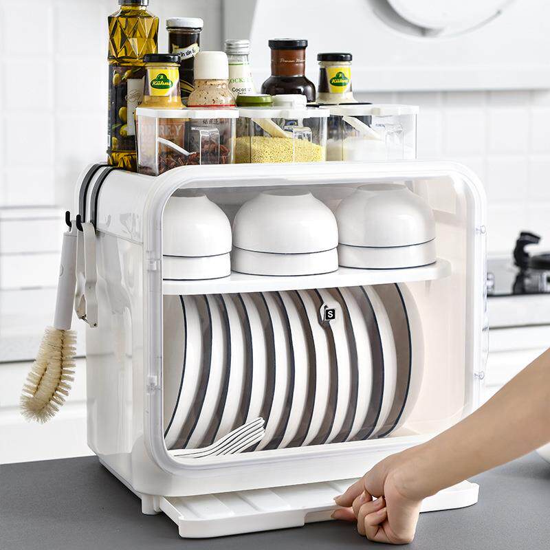 厨房碗柜带盖沥装碗筷收纳盒宿可舍碗架碗盘餐817具水置物架沥设