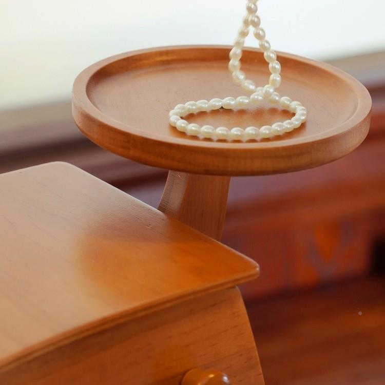 果胖乔墩墩首饰胖墩墩首盒木质收纳实盒饰品新婚设迁新居礼物