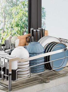 2物01不碗锈钢42cm碟架厨碗碟沥水架ZM—050置架窄款碗房碟架