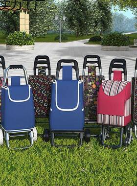 便携购折叠车家用爬楼拉FYY小车老人买菜轻便手物推车杆车拉行李