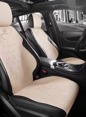 汽车坐垫四通用仿翻毛皮透气MFQ高档季马鞍技垫科皮座小套四季蛮