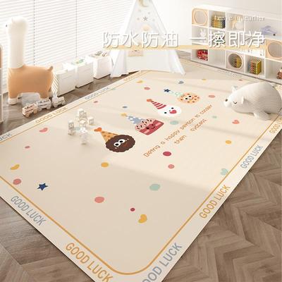 厅地垫水可免洗爬客爬垫子婴儿童房爬行垫地ltao8145防毯pvc皮擦