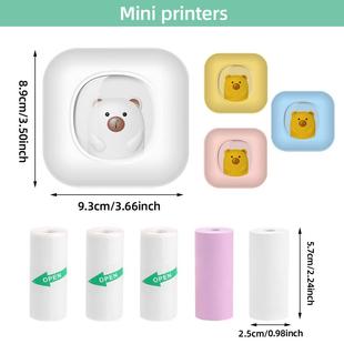 跨新款 无线X7打印机错题7热呼敏照片口 X气境氛吸灯台灯迷你便携式