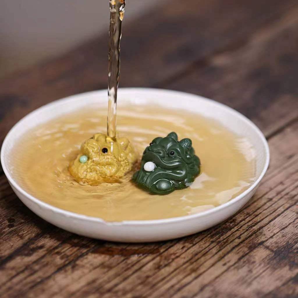 宜兴原矿紫砂茶宠龙摆件创意精品可养茶玩茶台茶桌摆件手把件