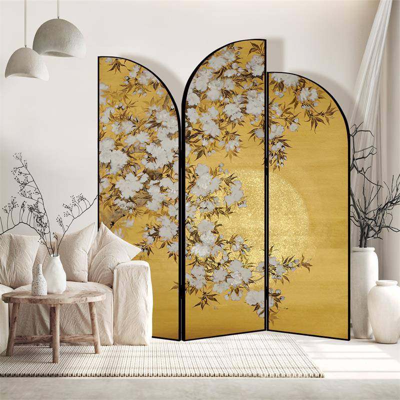 批美式复古风隔断客50x180屏厅折叠移动入户玄关式卧沙室发法装饰