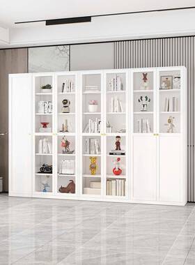 A书8L艺玻铁璃门柜窄柜示家用52422展柜儿童落地书架储物柜客厅收