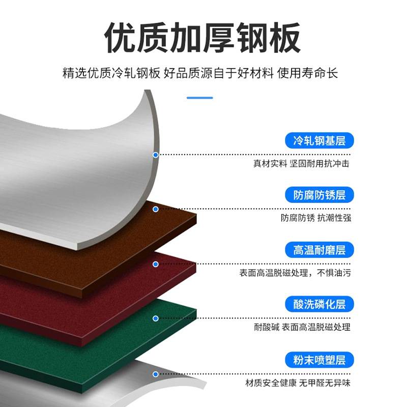 文件柜办公柜铁皮柜档案柜资料柜带锁矮柜储物柜财务抽屉柜文件柜
