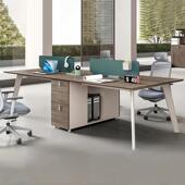 职员办公椅合四人位时尚 约屏风员工办公室桌卡座TAP开放式 组简电