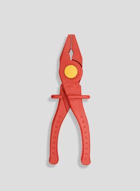 0多用夹绝料缘塑线夹18绝缘剪线钳单色50S1尖头手钳中S150018国大