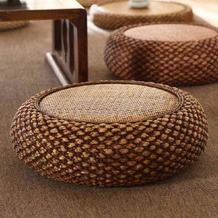 米w222222藤编蒲团坐垫式榻榻坐墩日客厅地上加厚实木草编坐打拜,居家布艺,美臀垫/保健坐垫,淘宝优惠券,粉丝福利购,淘宝优惠卷