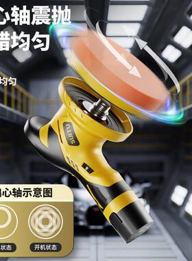 无线打蜡机汽车抛光机辆CJO车保养用品载自助打蜡抛车光机跨境热