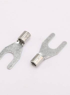 TU型叉形裸端头SNB UT型冷压接线端子SNB5.5-6L SNBL5.5-6线鼻子