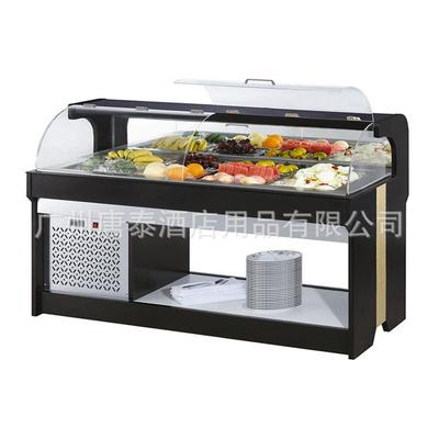 唐泰TONTILE自助餐用品M-P1560ZL4揭盖式靠墙沙拉台