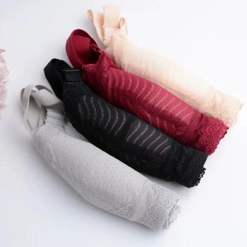 真显小不移位不集中75B-95F杯大码胖mm全杯无钢圈文胸调整型内衣