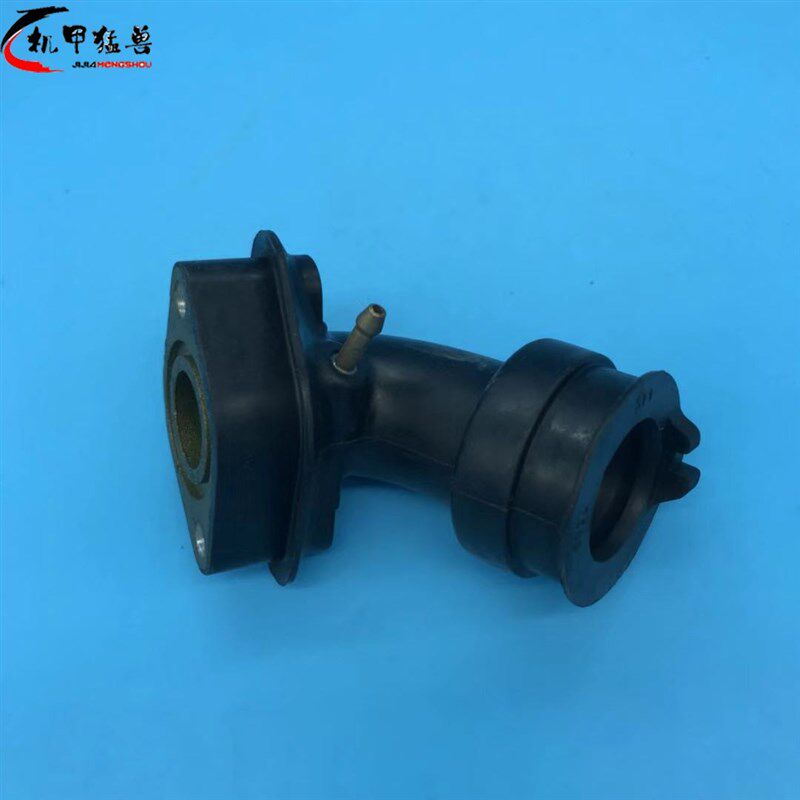 适用豪嚼摩托车配件HJ100T-5-6/HJ100T-8化接头化油器进气管