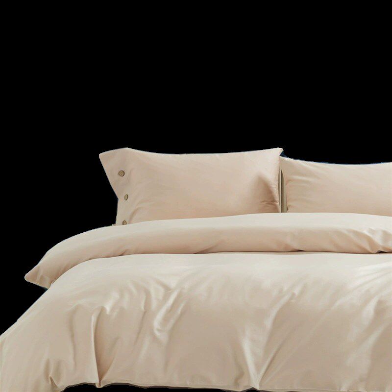 100支长绒棉被套单件纯棉150x200cm全棉纯色单人被罩200x230定制