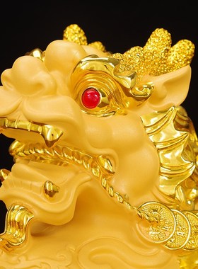 貔貅摆件招财转动聚财皮丘店铺家居客厅店铺办公室收银台开业礼品