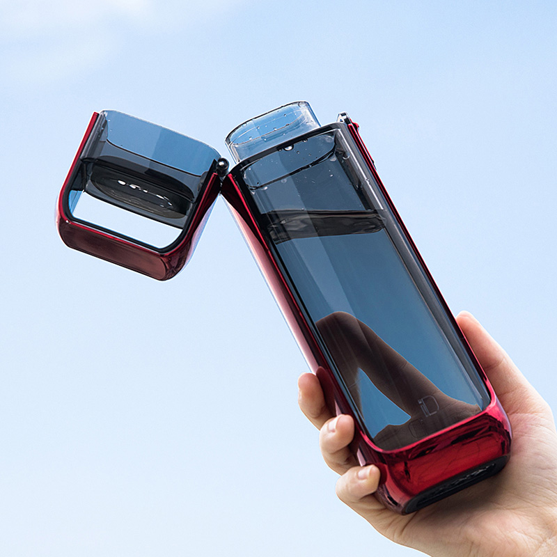 米伽罗水杯女高颜值网红便携男生水壶简约扁平方形米迦罗随手杯子