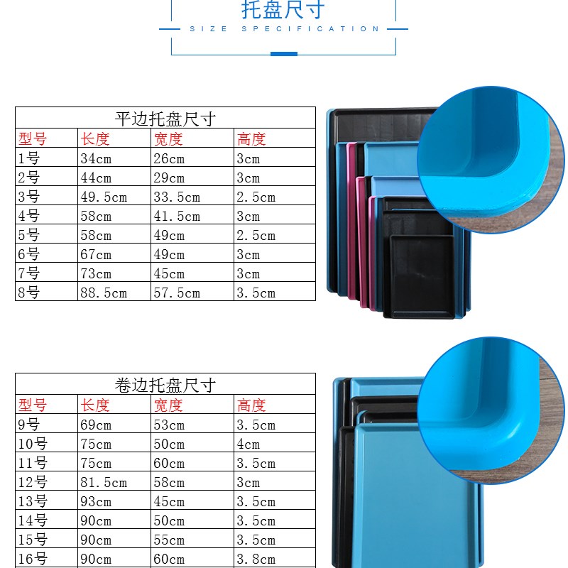 狗笼宠物托盘厕所接尿盘塑料拖盘狗笼兔笼鸡鸭笼加厚塑料盘接粪盘