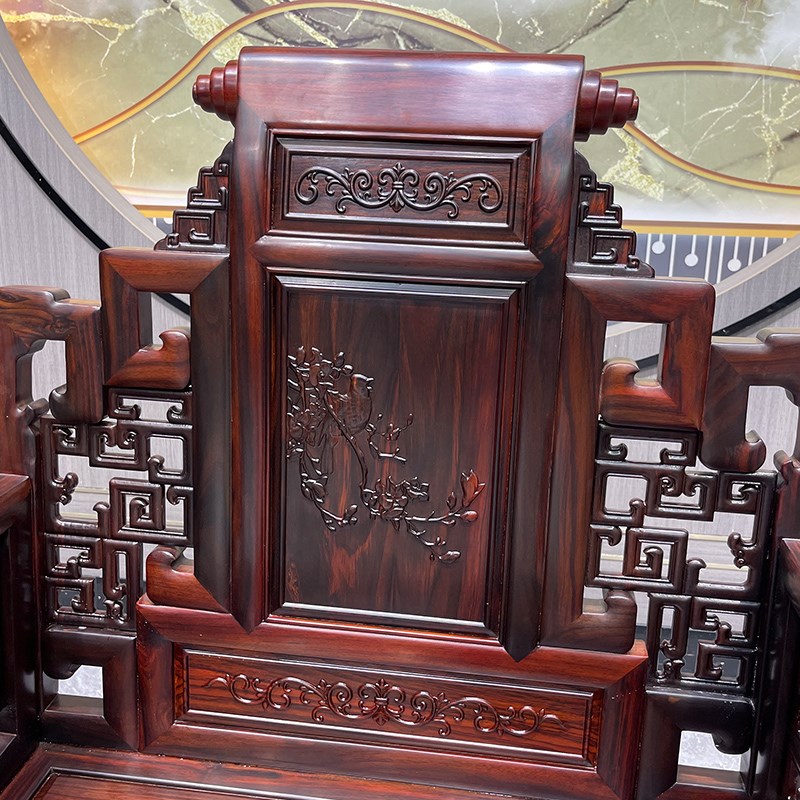 印尼黑酸枝木茶桌阔叶黄t檀茶台东阳红木家具功夫泡茶台金狮茶桌