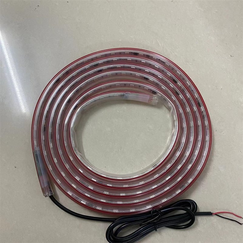 24V货车遮阳板12oV电动车七彩流光跑马灯流水灯爆闪中网灯游侠灯