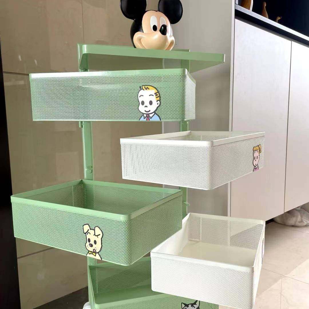 小推车厨收房置纳物架落PFM地层多移动零食架多功能纳架杂物收储