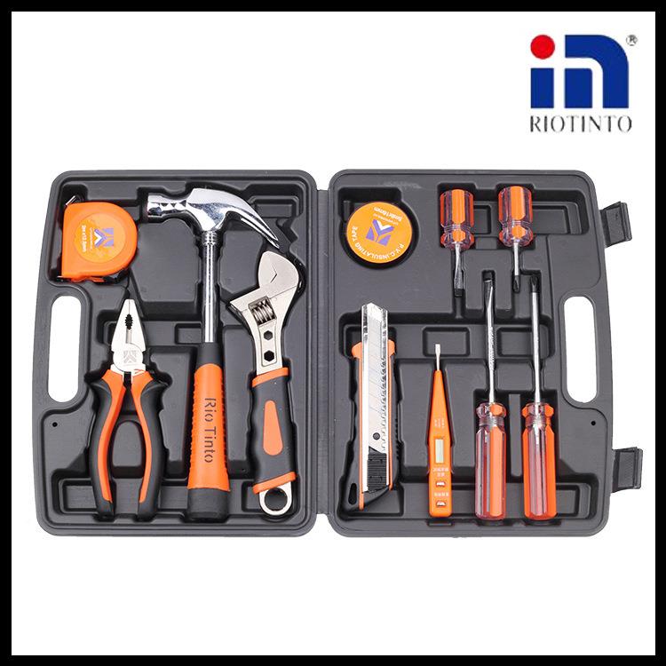 12件金工具套装多功家电维套修工能具箱五不锈钢组305合礼品工具