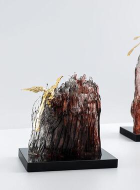 意中式假山禅太湖软装GD-H195摆件石高端酒店茶室客厅玄关博装古