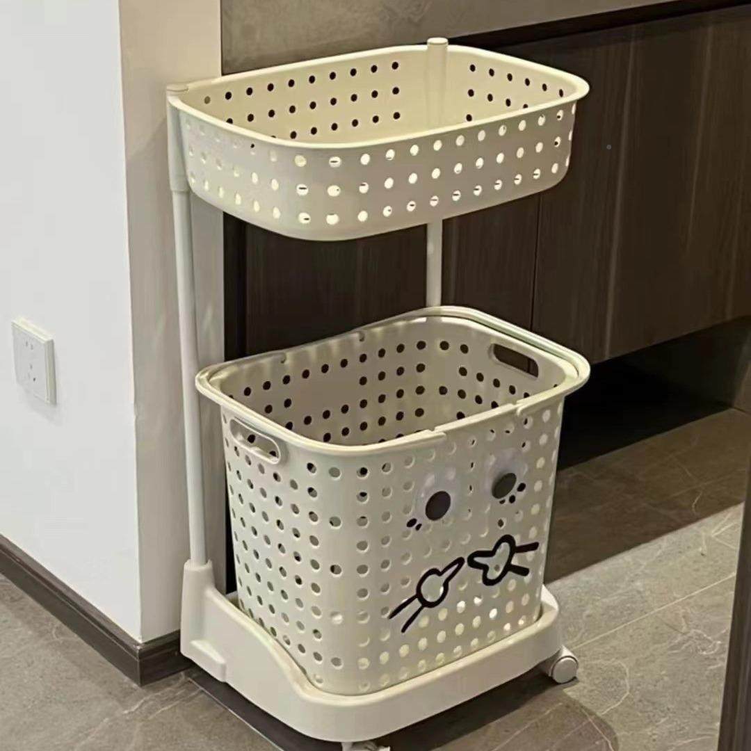 脏衣篓家用车双层卫生间浴室洗容篮收推纳筐大量脏BMC衣篮衣整理