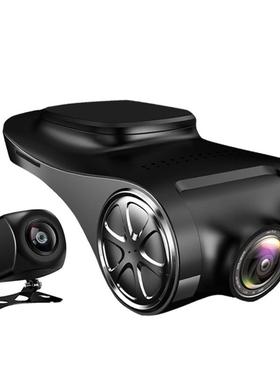 大导航高清电子狗车记录仪专用屏行56142倒车走线前记后双录车载