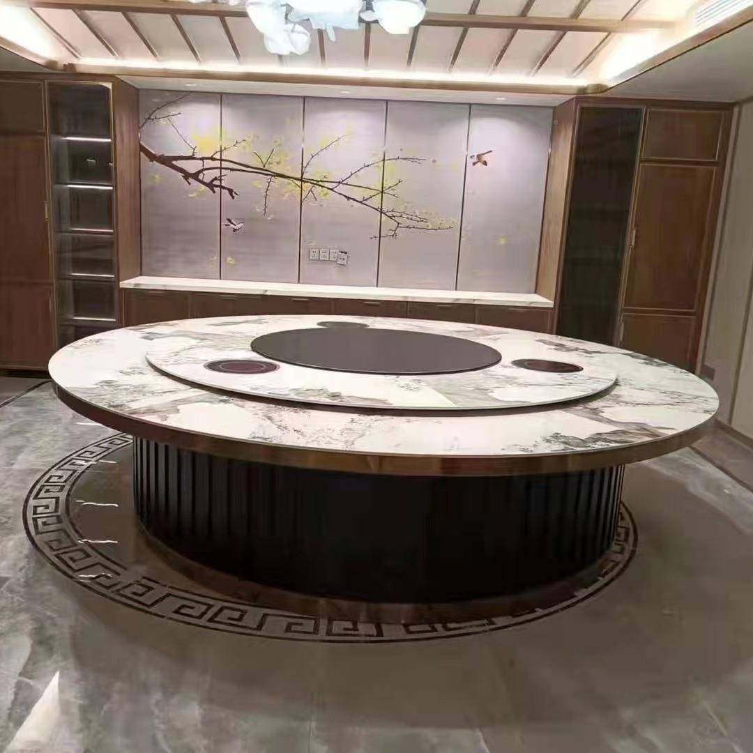 新式酒店2电动岩板大理人石圆餐桌火酒店餐桌中锅全套0饭店餐厅带,电子/电工,接线端子,淘宝优惠券,粉丝福利购,淘宝优惠卷