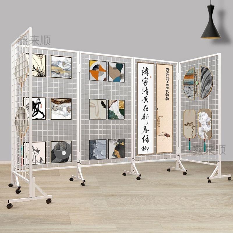 园贴画展架折叠网格展幼示架画展画室952儿展示移架美术展览架动