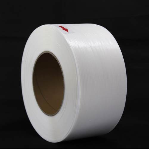 现聚烯pp捆扎带货塑丙料热打包带12mm透熔明机861用包装带