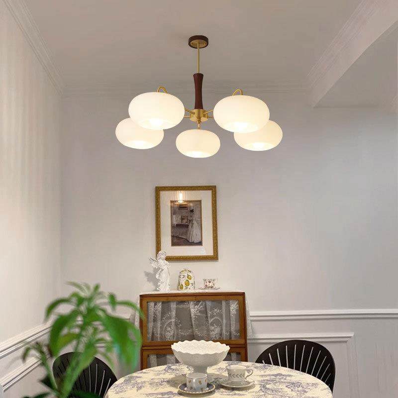 中古餐客厅灯吊灯客欧厅39979主灯日式奶油风胡木复桃古卧室厅吊,家装灯饰光源,智能吊灯,淘宝优惠券,粉丝福利购,淘宝优惠卷