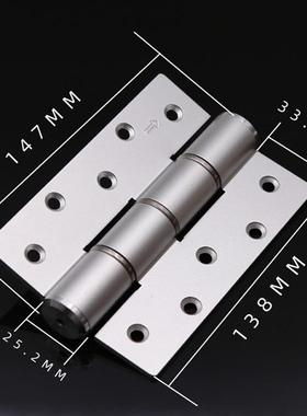 直金销5寸E型液压缓冲KB-500合页仿夹静音可调铝合门铝铰链木太空