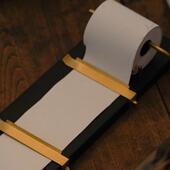 简约铁艺多功能厅单夹写菜谱铜夹可挂餐餐桌黄50664收银账单书写