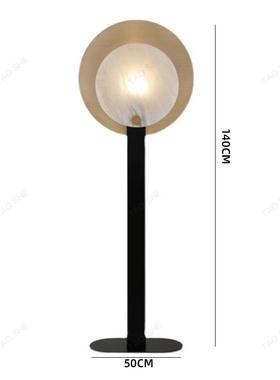 北欧后现式代轻奢级设计师卧48239室落地灯约装饰简客厅沙发旁高