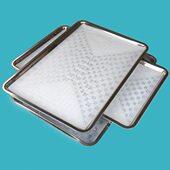 蒸盘垫 大馍垫馒头垫 蒸笼布 硅胶屉布 正中 烤盘垫 方形纯硅胶垫